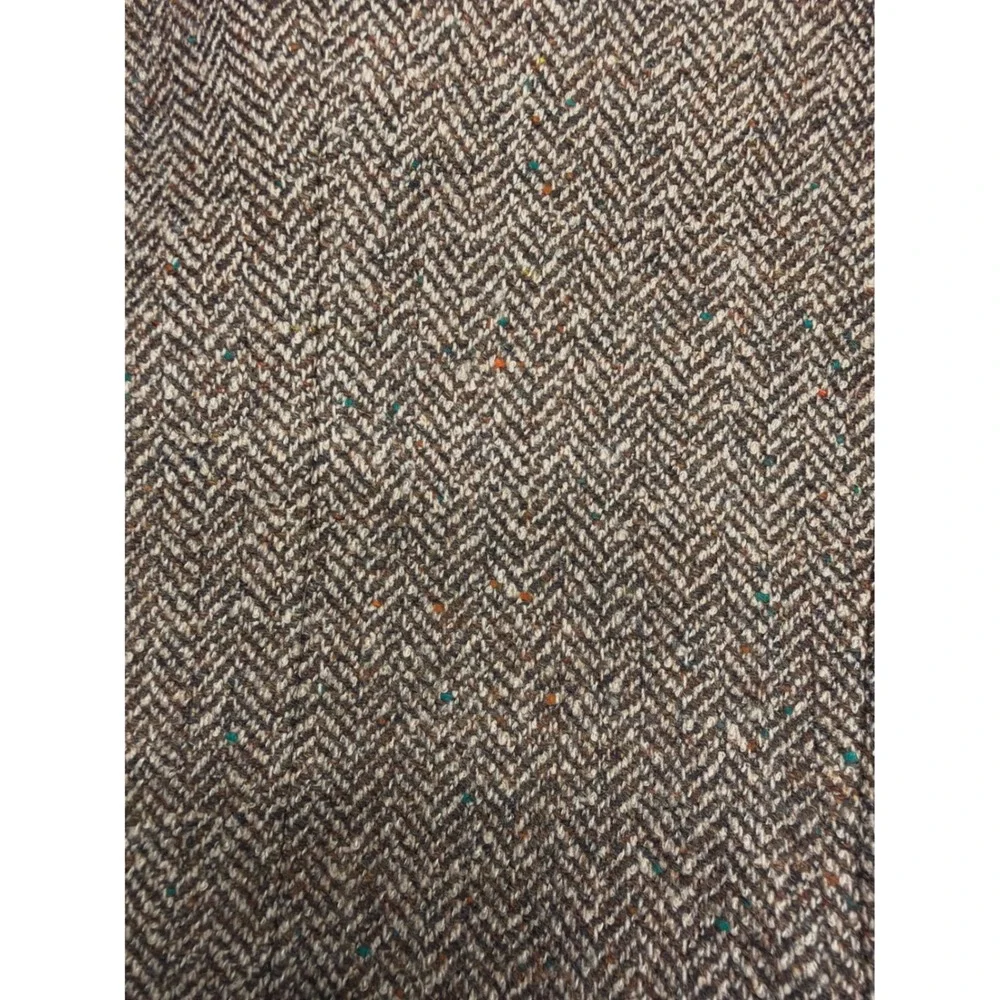 Emilio Pucci Firenze Brown Herringbone Tweed Wool Blazer Sport Coat Mens Vintage